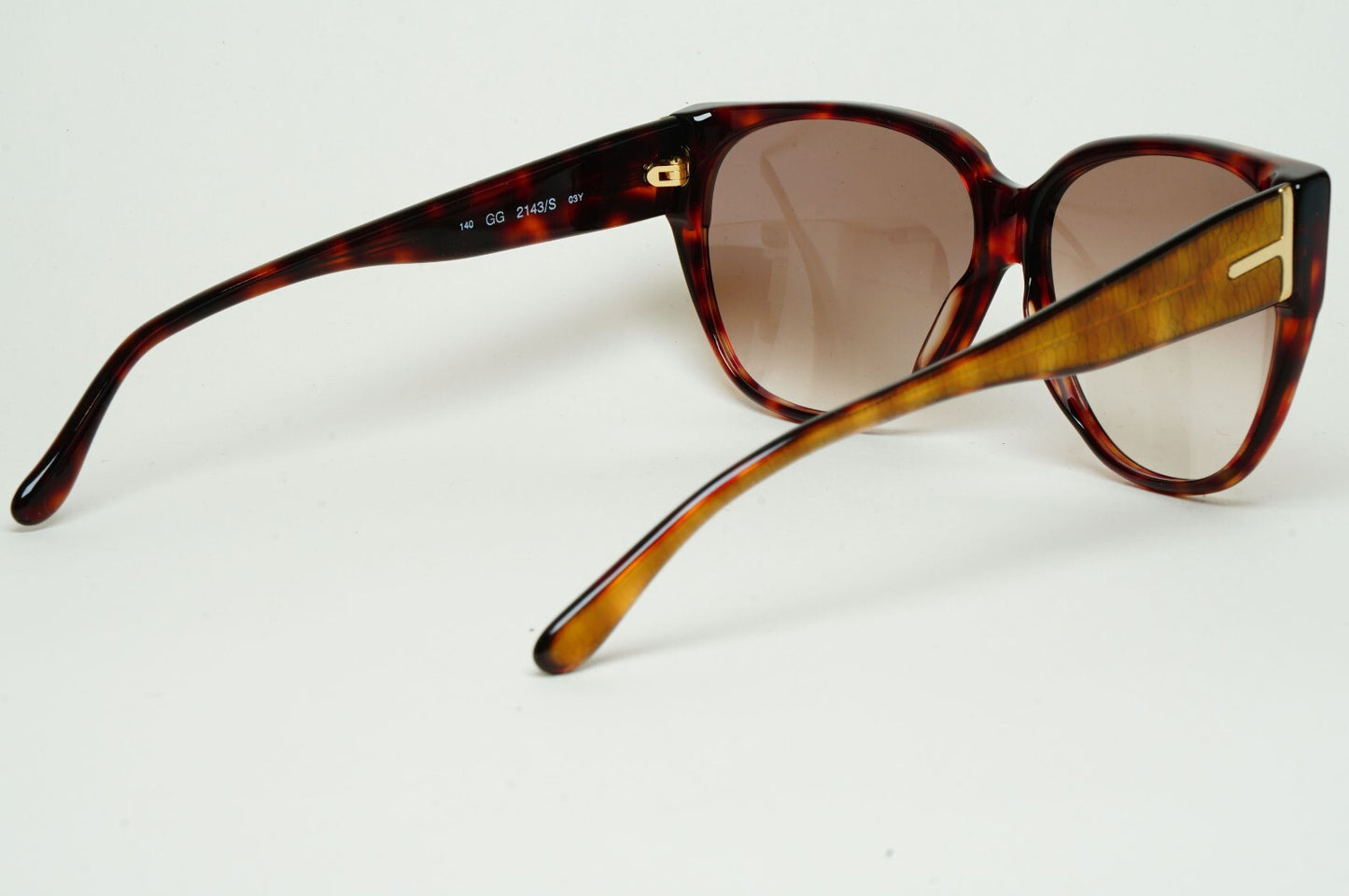 Gucci Sunglasses 1993 Vintahe Brown Gold Square Gradient GG 2143/S 03Y 200225