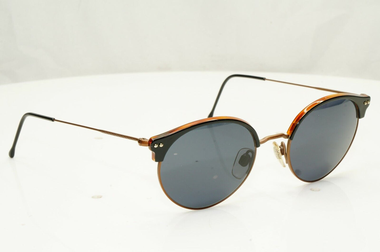 Authentic Giorgio Armani 1997 Vintage Sunglasses Brown Black Mens Womens 377 227