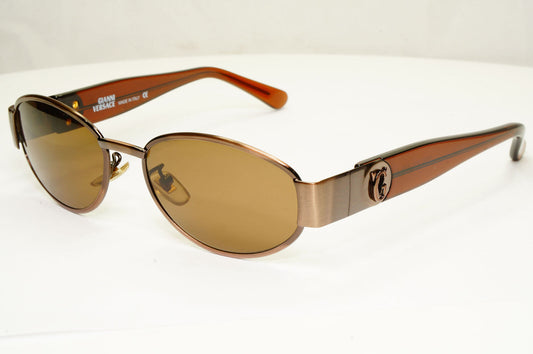 Authentic Gianni Versace Mens Vintage Sunglasses Brown MOD X11 COL 53M 35958