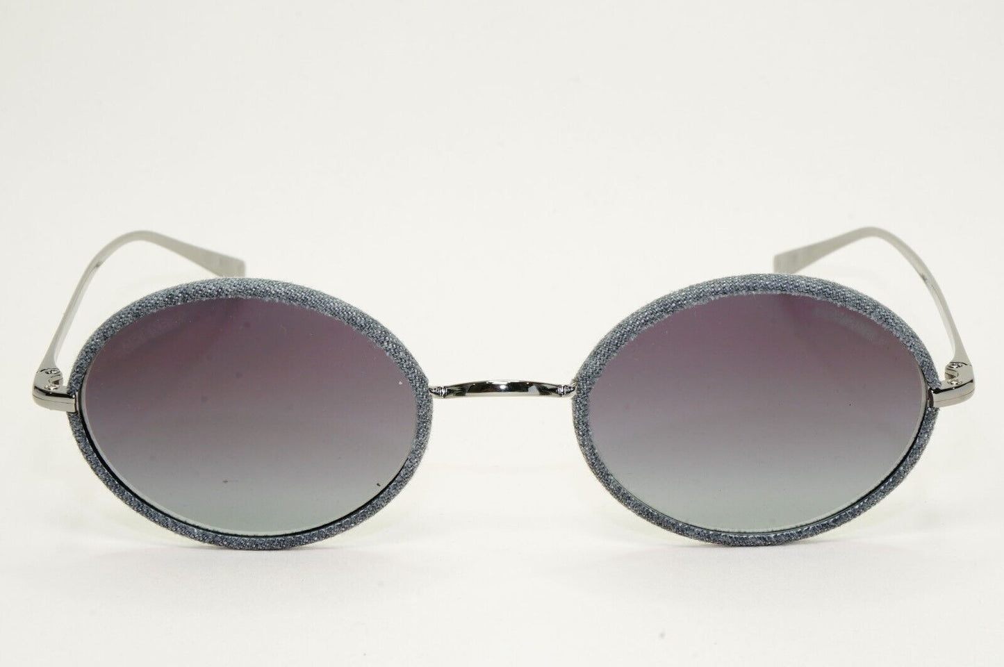 Chanel Sunglasses Denim Oval Grey Gunmetal Gradient 4248-J c.108/S6 50mm