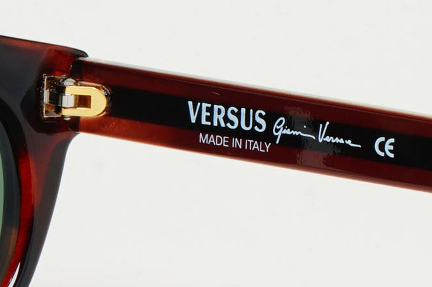 Versus Sunglasses 1996 by Gianni Versace Vintage Brown Green MOD E54 COL 649