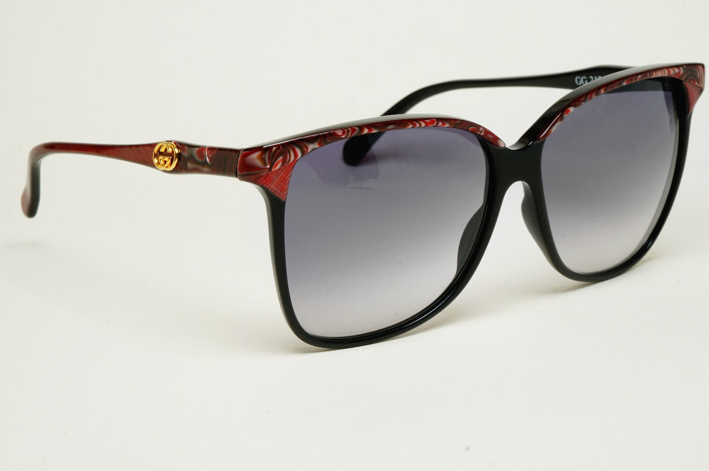 Gucci Sunglasses 1993 Dark Red Bordo Square Grey GG 2106/S 29G 62mm 200225