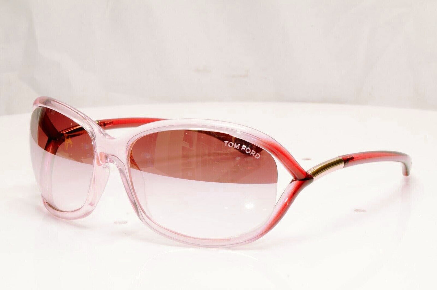 Tom Ford Sunglasses Jennifer Pink Red Silver Gradient Mirror TF8 72Z FT0008