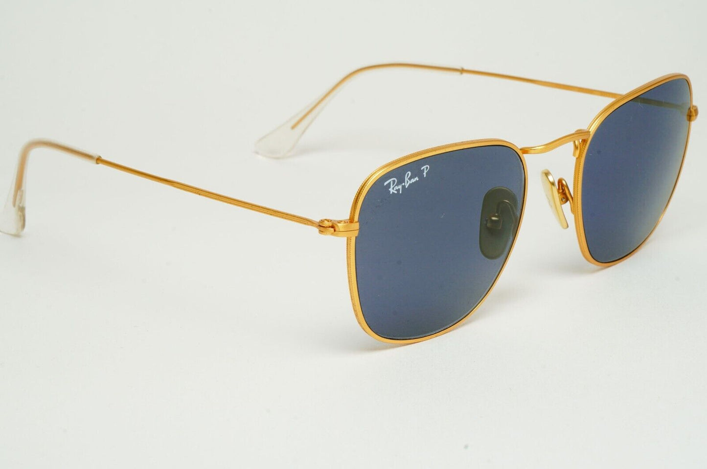 Ray-Ban Sunglasses Frank Titanium Polarized Gold Blue RB 8157 Frank 9217/T0 51mm