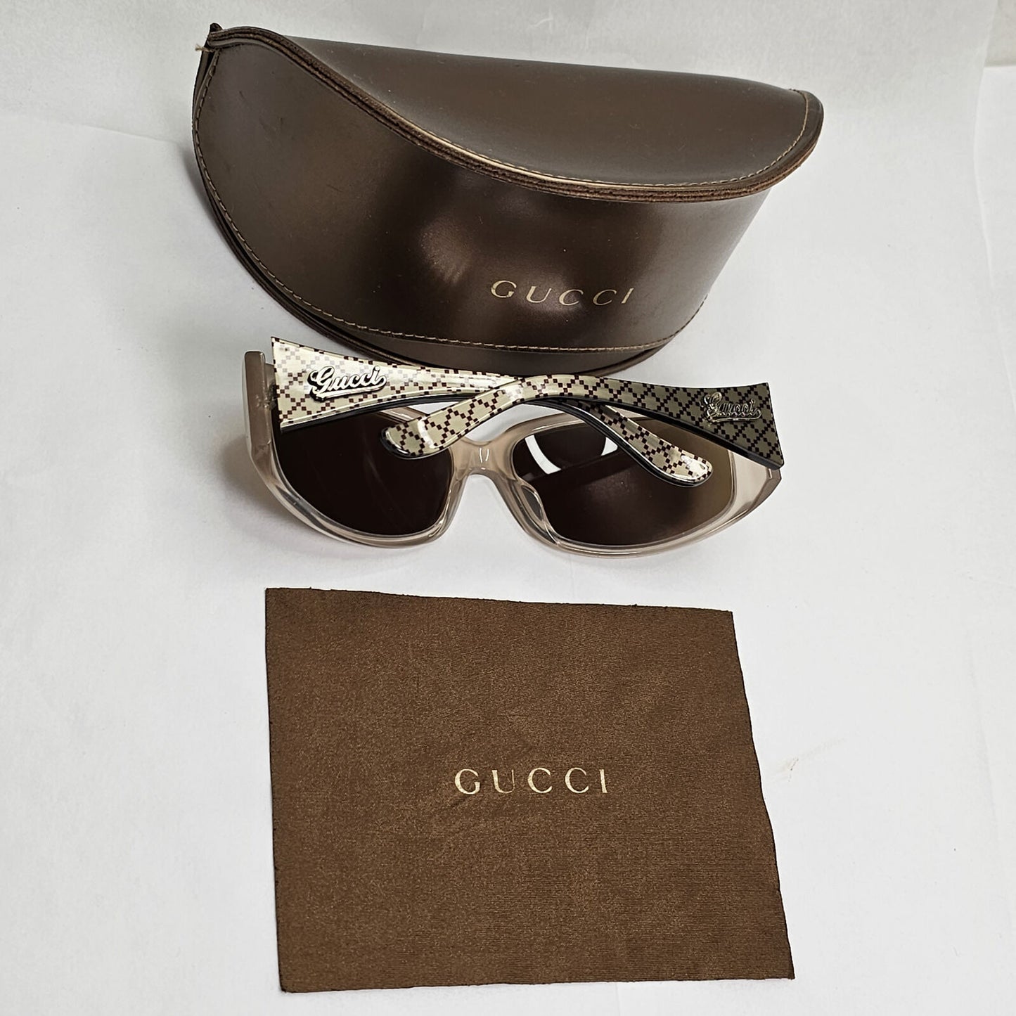 Gucci Sunglasses 2006 Vintage Monogram Unisex Square GG 3032/N/S 20FS8 060324