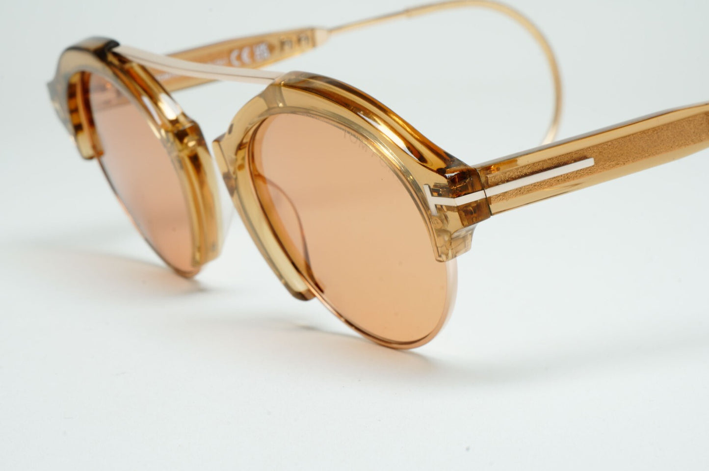 Tom Ford Sunglasses Farrah-02 Ear Loop Brown Honey Gold FT0631 TF 631 45E