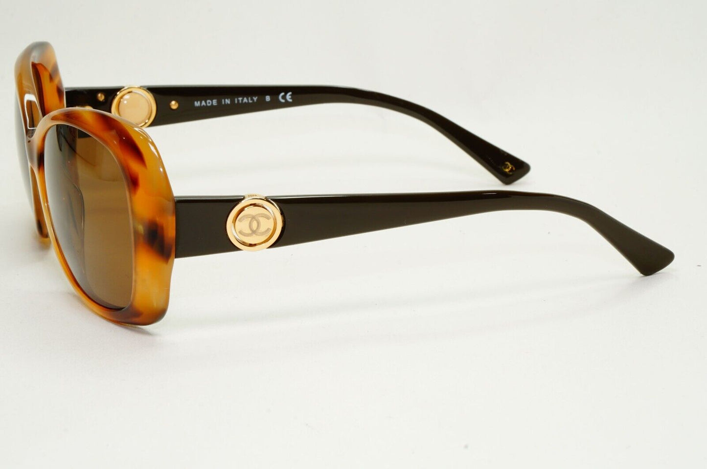 Chanel Sunglasses 2009 Square Brown Gold Tortoise 5148 c.938/3B 56mm 031124