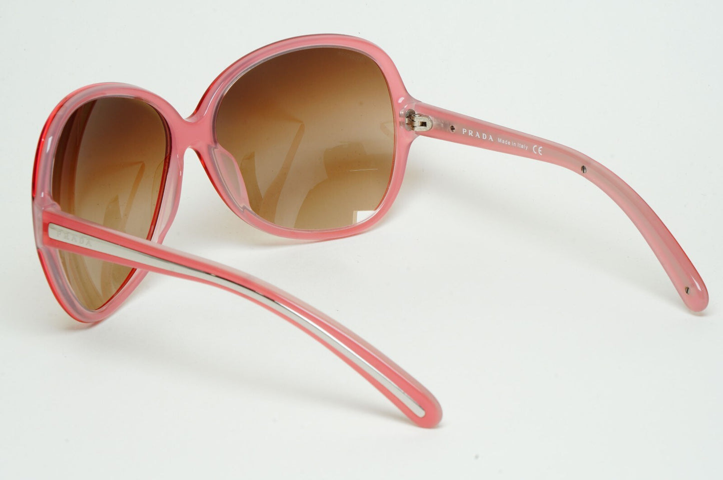 Prada Sunglasses 2006 Vintage Pink Brown Large PR19IS SPR 19I 7BW-6S1 070325