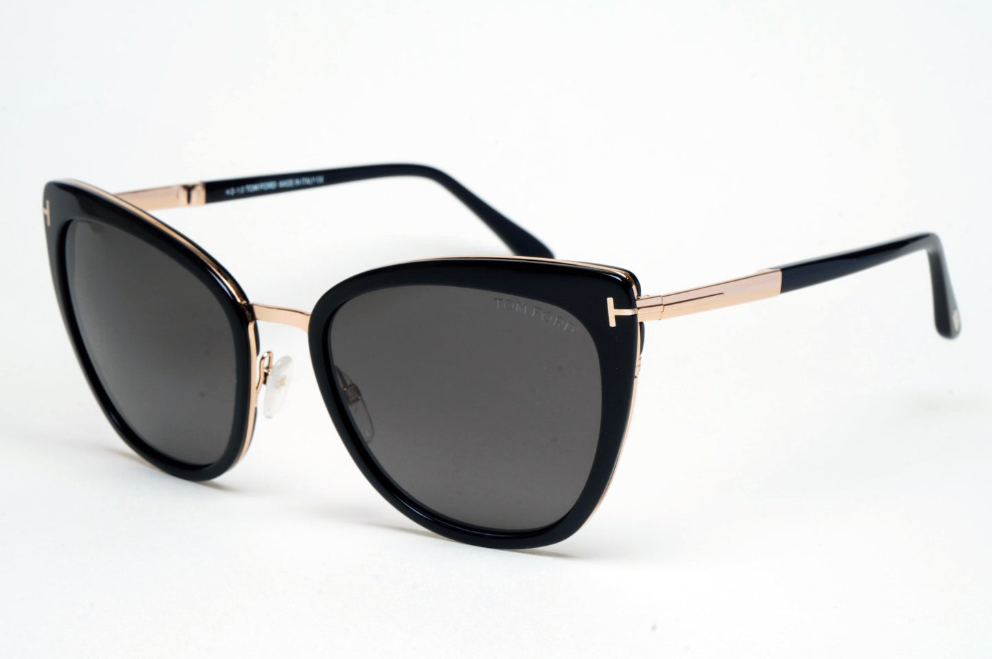 Tom Ford Sunglasses Simona Polarized Black Gold Grey FT0717 TF 717 01A