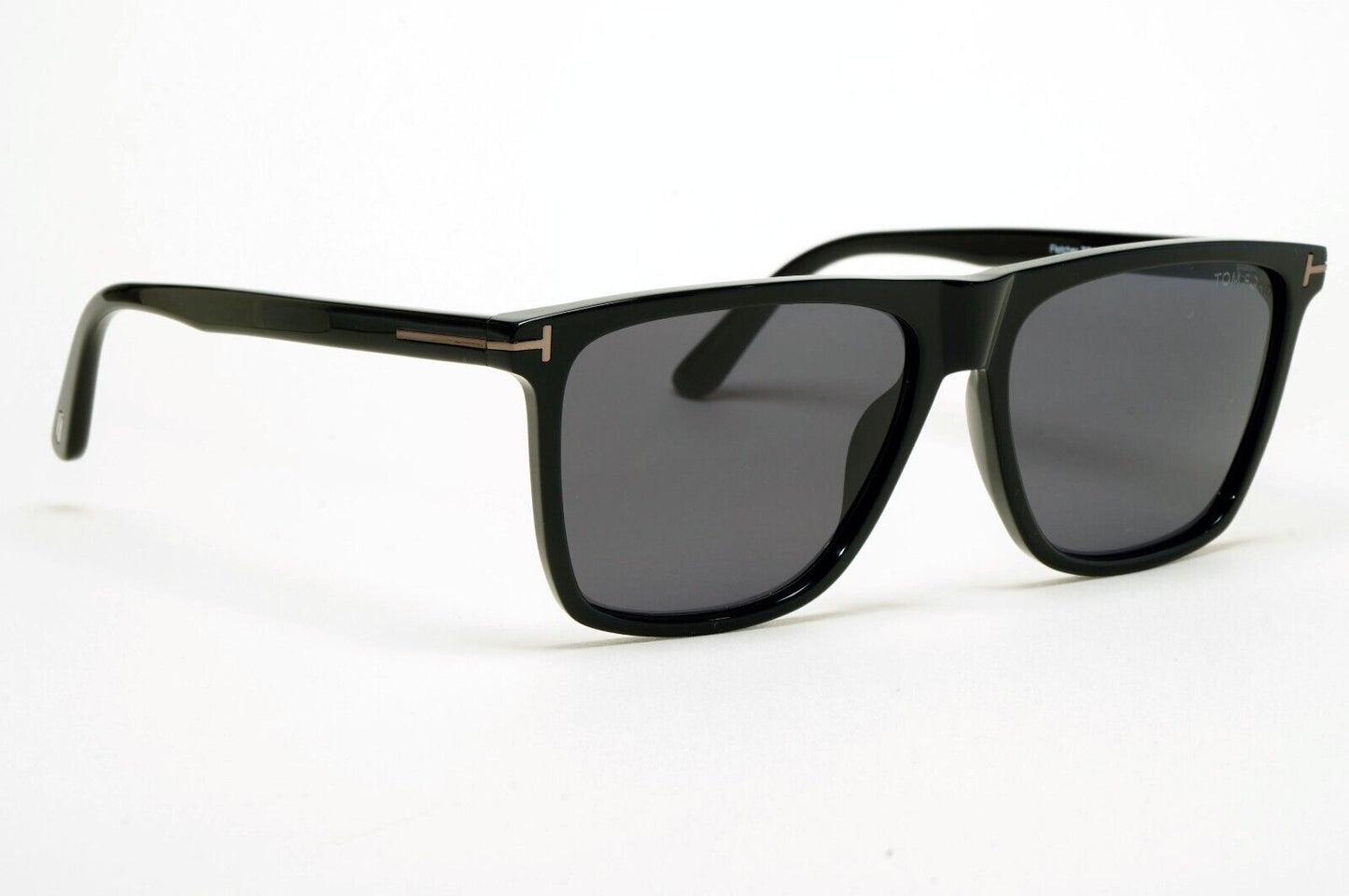 Tom Ford Sunglasses Fletcher Black Glossy Grey Smoke FT0832-N TF 832-N 01A 57mm