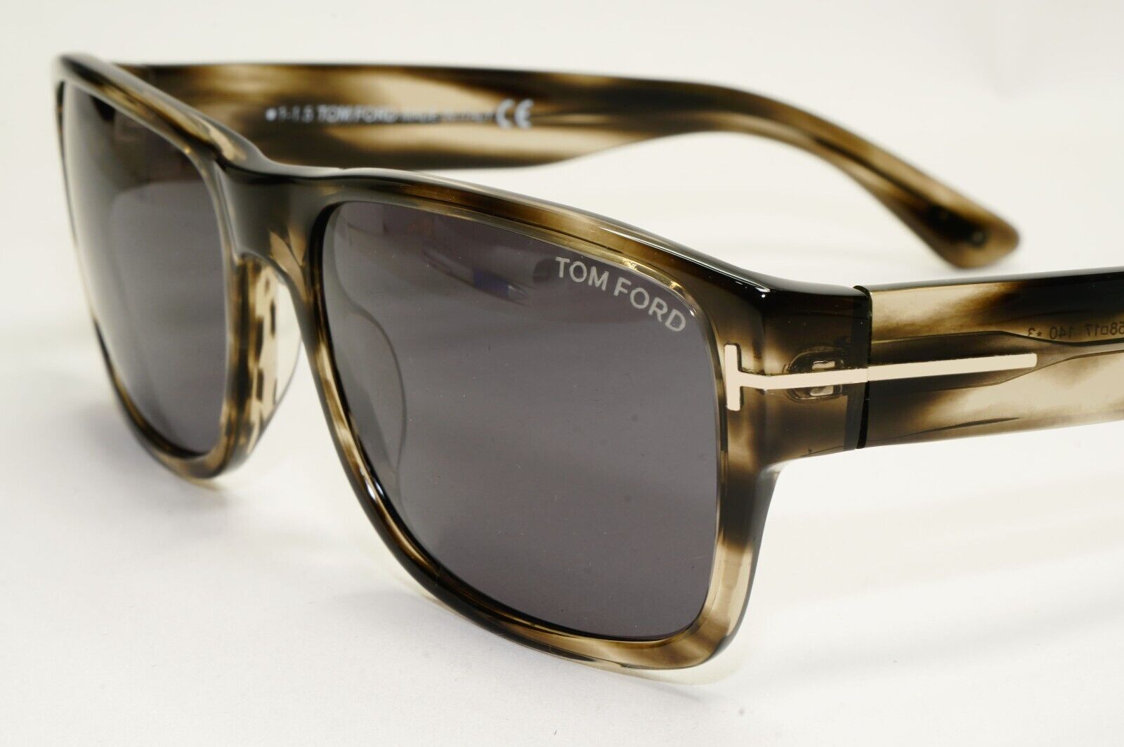 Tom Ford Sunglasses Mason Grey Brown Tortoise Square TF 445 FT0445 20A 58mm