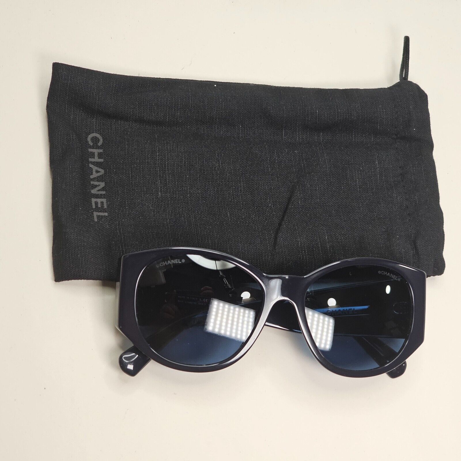 Chanel Sunglasses Dark Blue Navy Square 5411 c.1462/80 54mm