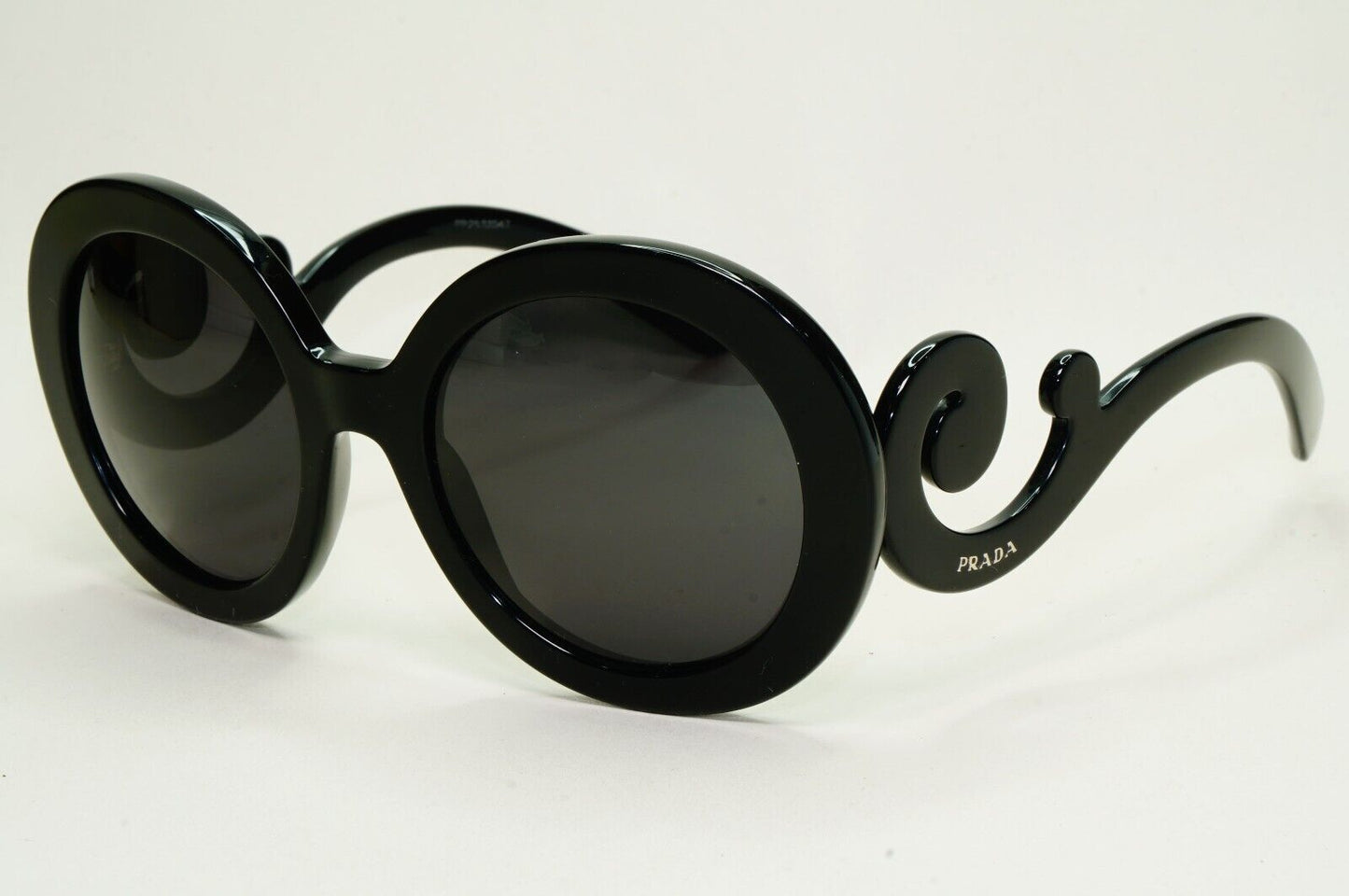 Prada Sunglasses Swirl Baroque Round Black PR27NS SPR 27N 1AB-3M1 250924