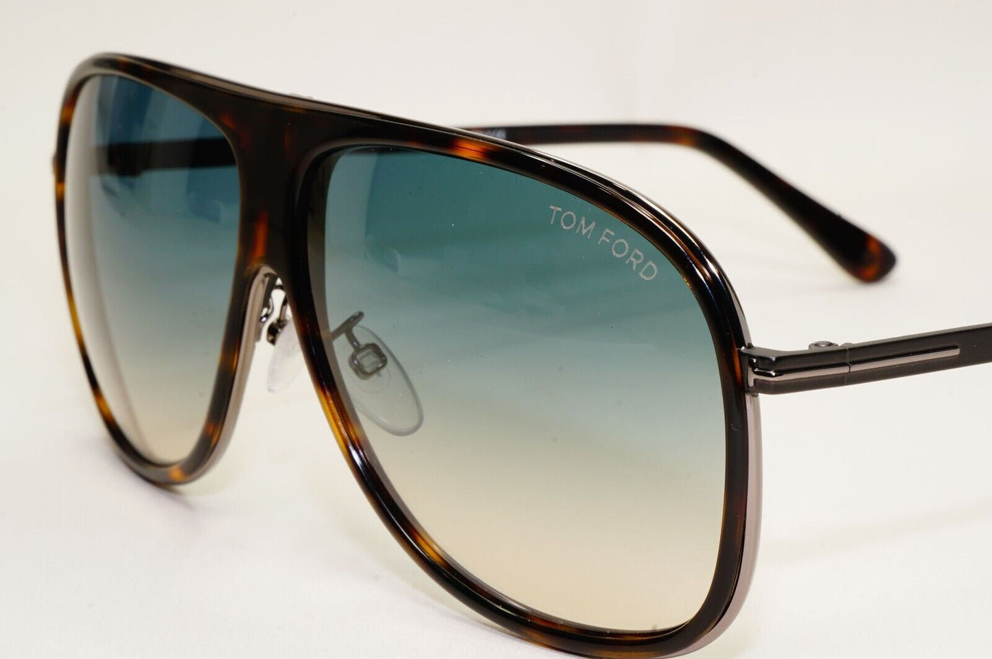 Tom Ford Sunglasses Chris Brown Blue Grey Gradient Square FT0462F TF462-F 56P