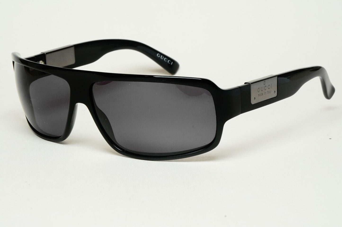 Gucci Sunglasses 2001 Vintage Wrap Black Grey Retro GG 1561/S 807/Y1 210125