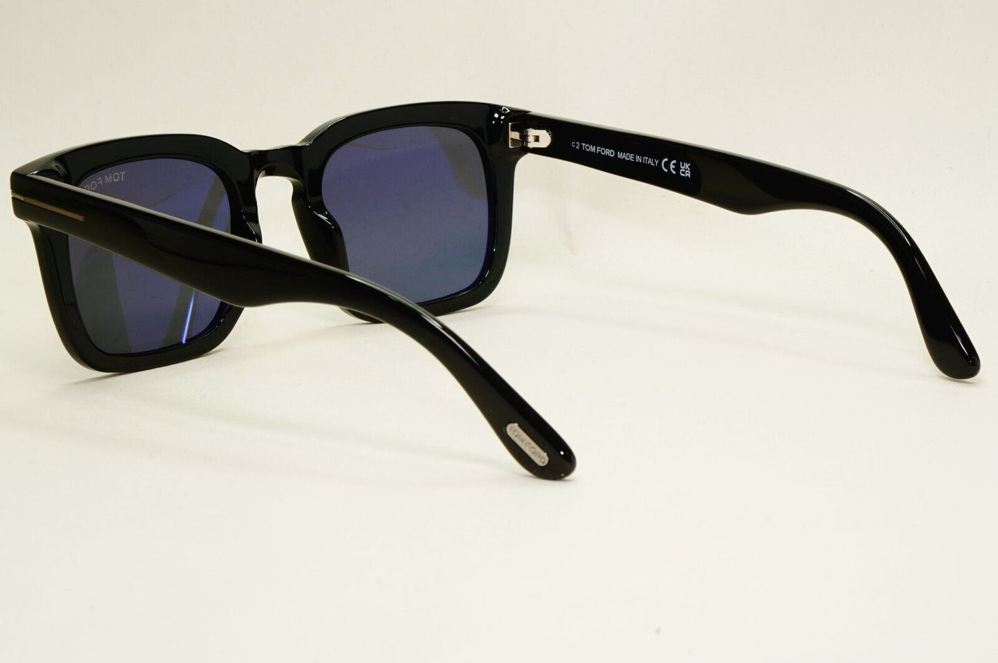 Tom Ford Sunglasses Dax Black Glossy Square Smoke FT0751-N TF 751-N 01A 50mm