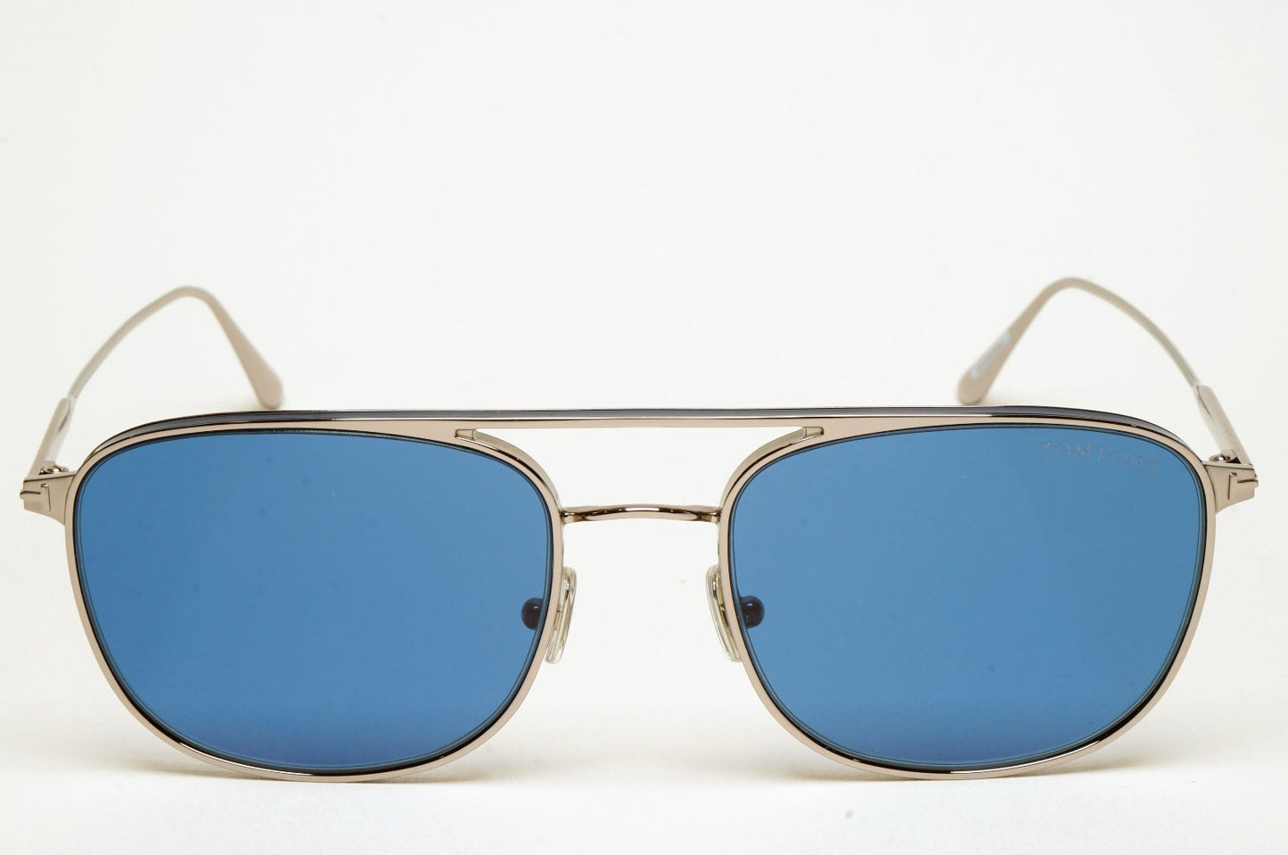 Tom Ford Sunglasses Jake Pilot Metal Blue Ruthenium Silver FT0827 TF 827 14V