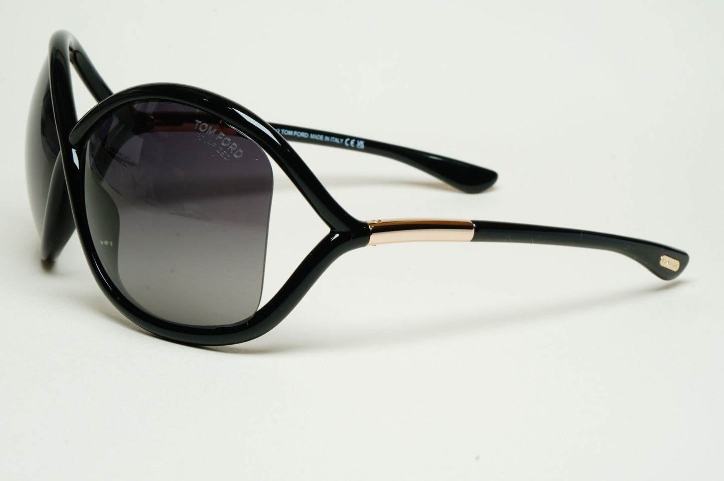 Tom Ford Sunglasses Whitney Polarized Black Grey Gold FT0009 TF 9 01D
