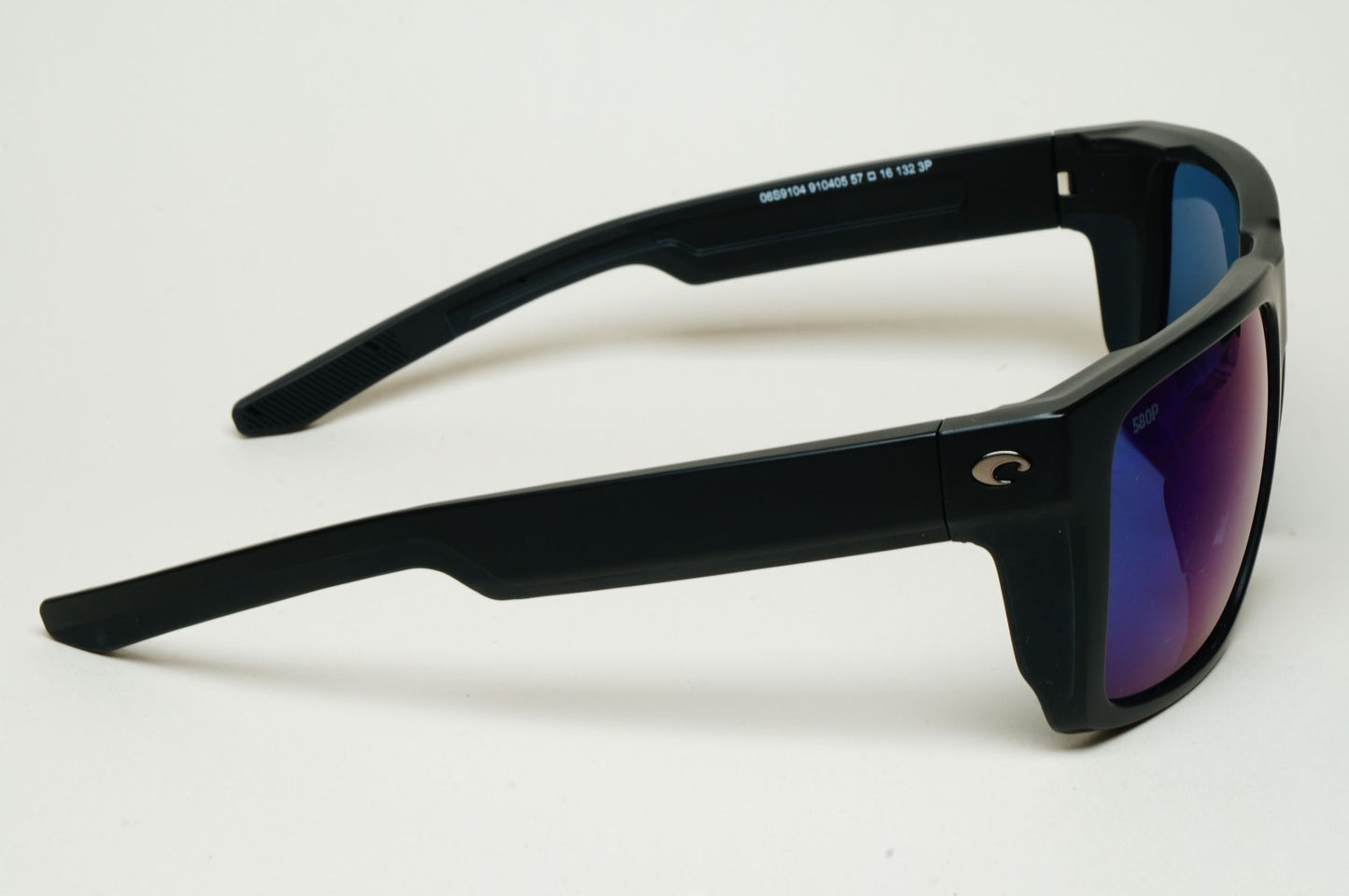 Costa Del Mar Sunglasses Lido Polarized Blue 580P Mirror Black 06S9104 04 57mm