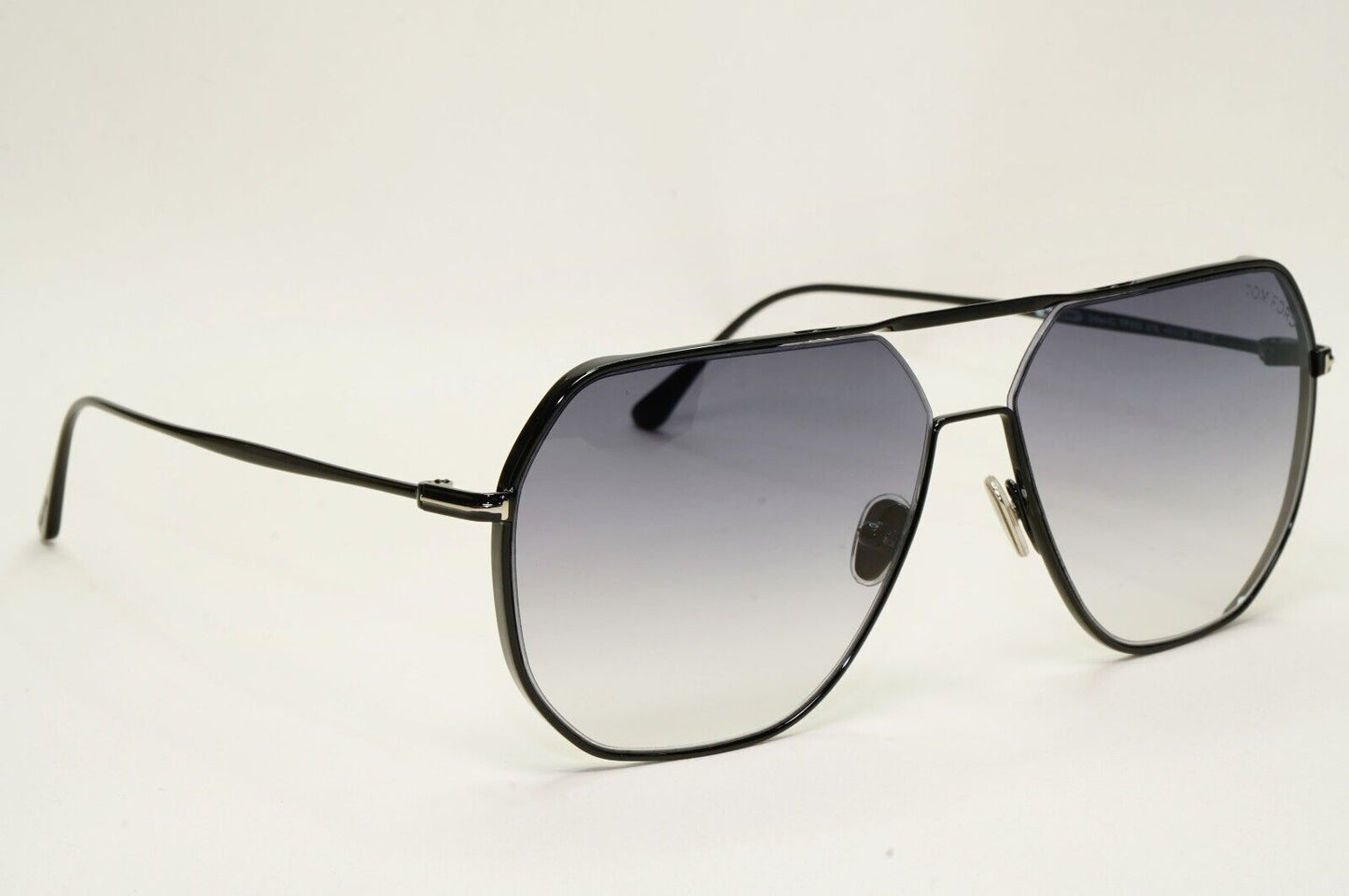 Tom Ford Sunglasses Gilles-02 Black Grey Metal Square FT0852 TF 852 01B 61mm