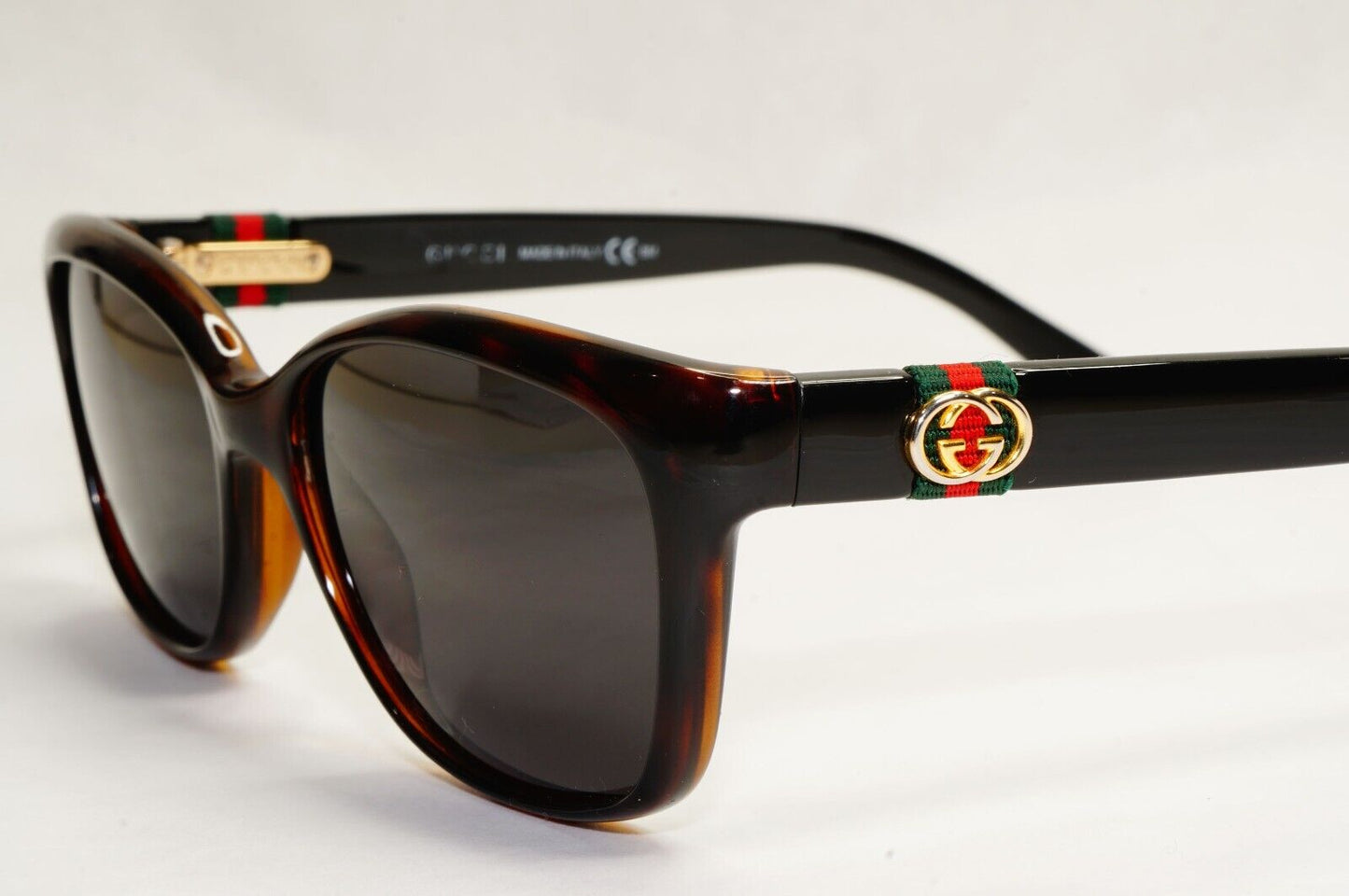 Gucci Sunglasses 2013 Vintage Ribbon Black Brown GG 3683 2XF 53mm 180324
