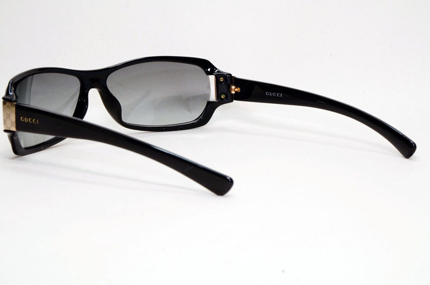 Gucci Sunglasses 2002 Vintage Black Grey Rectangle Unisex GG 2547/S PL4 131024