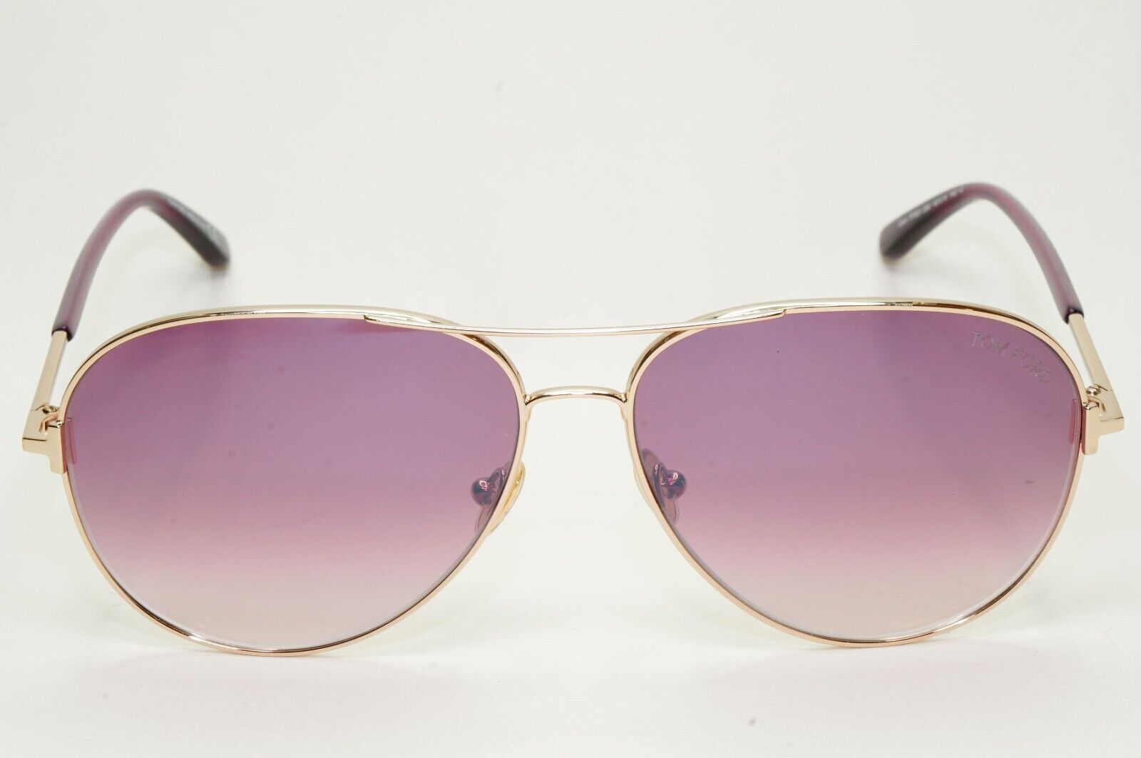 Tom Ford Sunglasses Clark Rose Gold Bordeaux Red Mirror Unisex FT0823 TF 823 28U