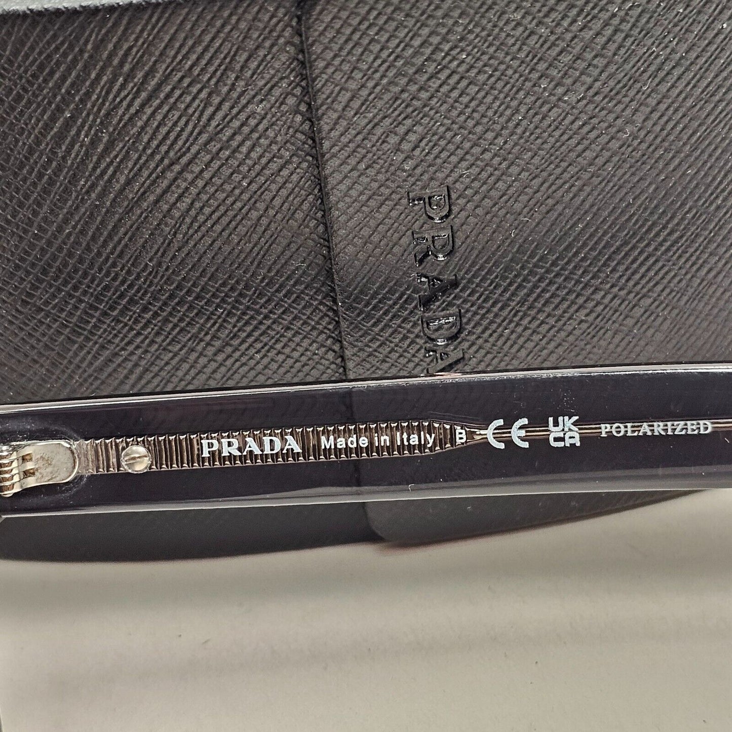 Prada Sunglasses Glass Polarized Transparent Grey PR04YS SPR 04Y 08U-08G 141024