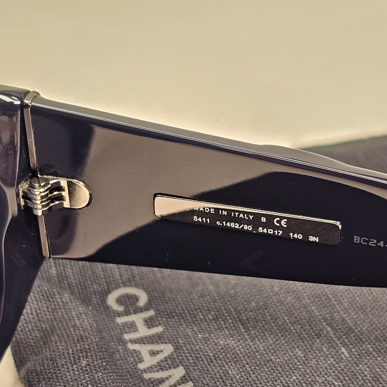 Chanel Sunglasses Dark Blue Navy Square 5411 c.1462/80 54mm