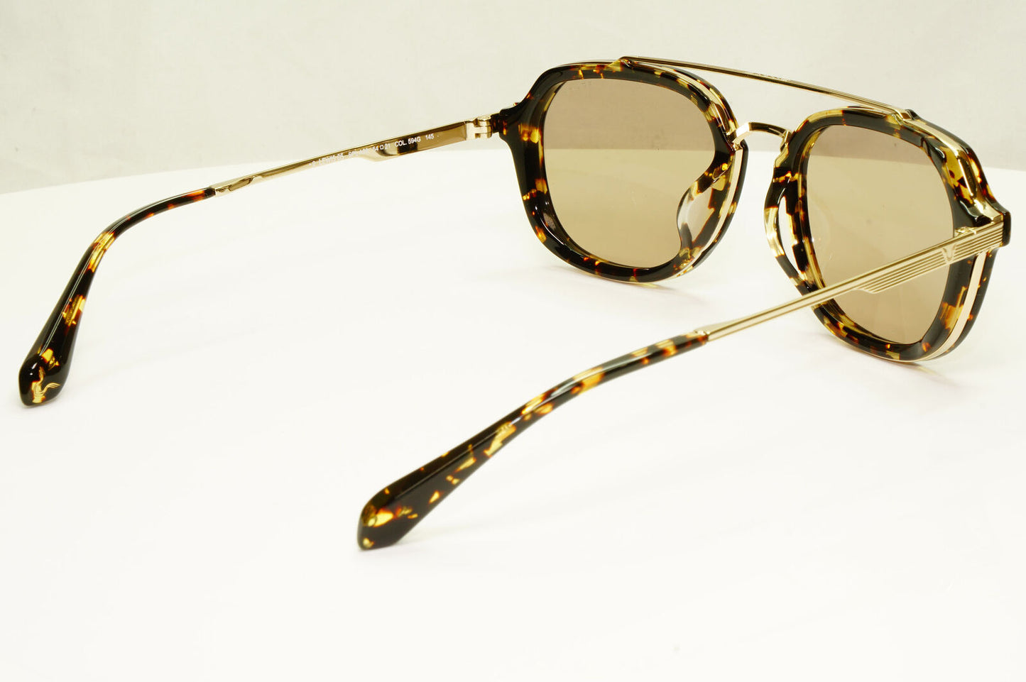 Police Lewis Hamilton F1 Sunglasses Brown Gold Marble 54mm 05 SPL A26 COL 594G