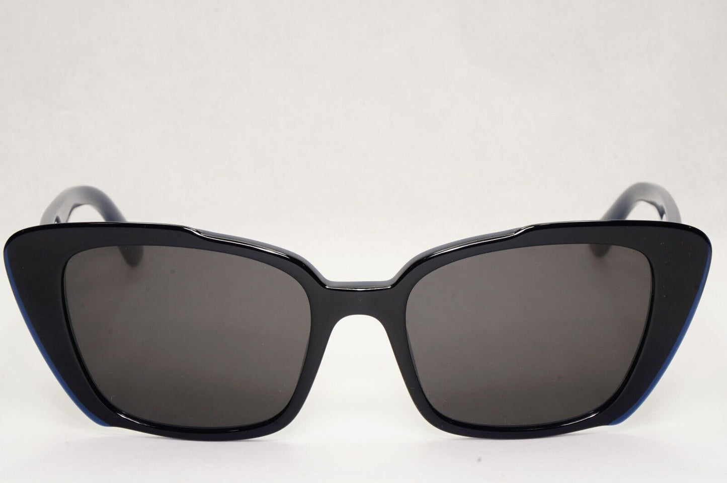 Prada Sunglasses Black Blue Square Fashion PR01YV VPR 01Y 08V-1O1 53mm