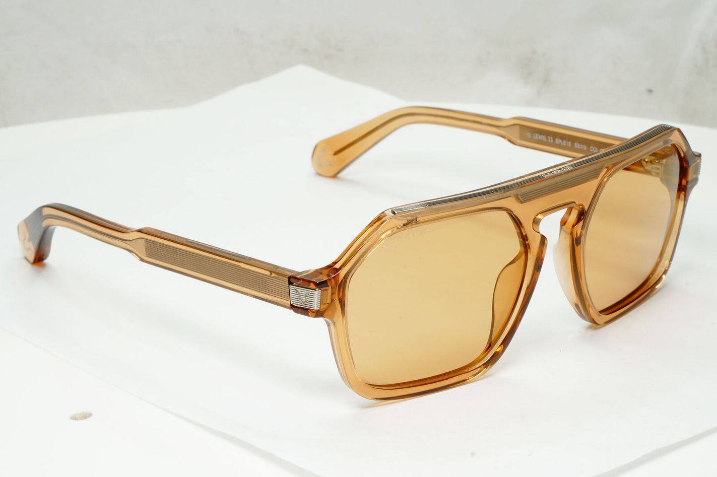 Police Lewis Hamilton F1 Sunglasses Brown Transparent Honey SPL E15 COL D67G 33