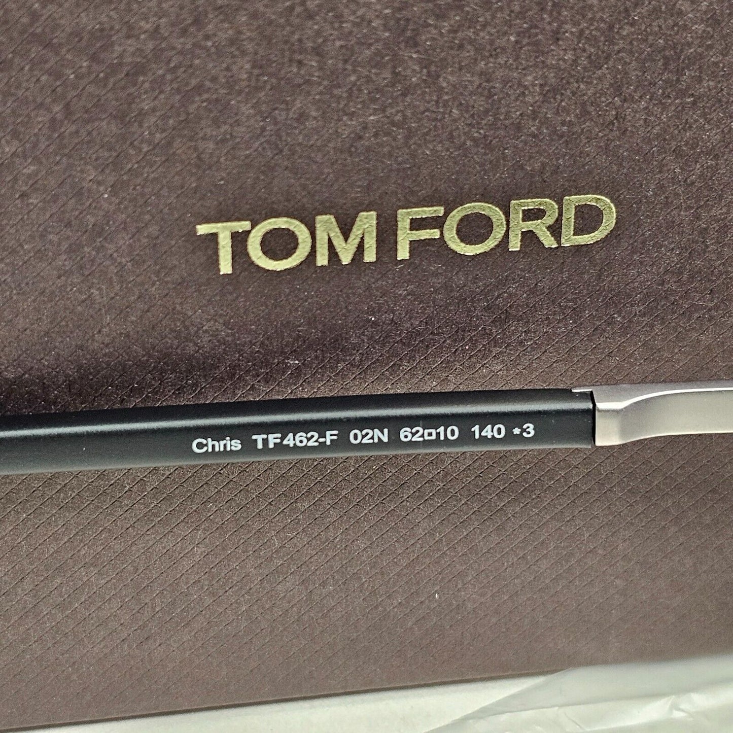 Tom Ford Sunglasses Chris Black Green Gunmetal Square FT0462F TF462-F 02N 62mm