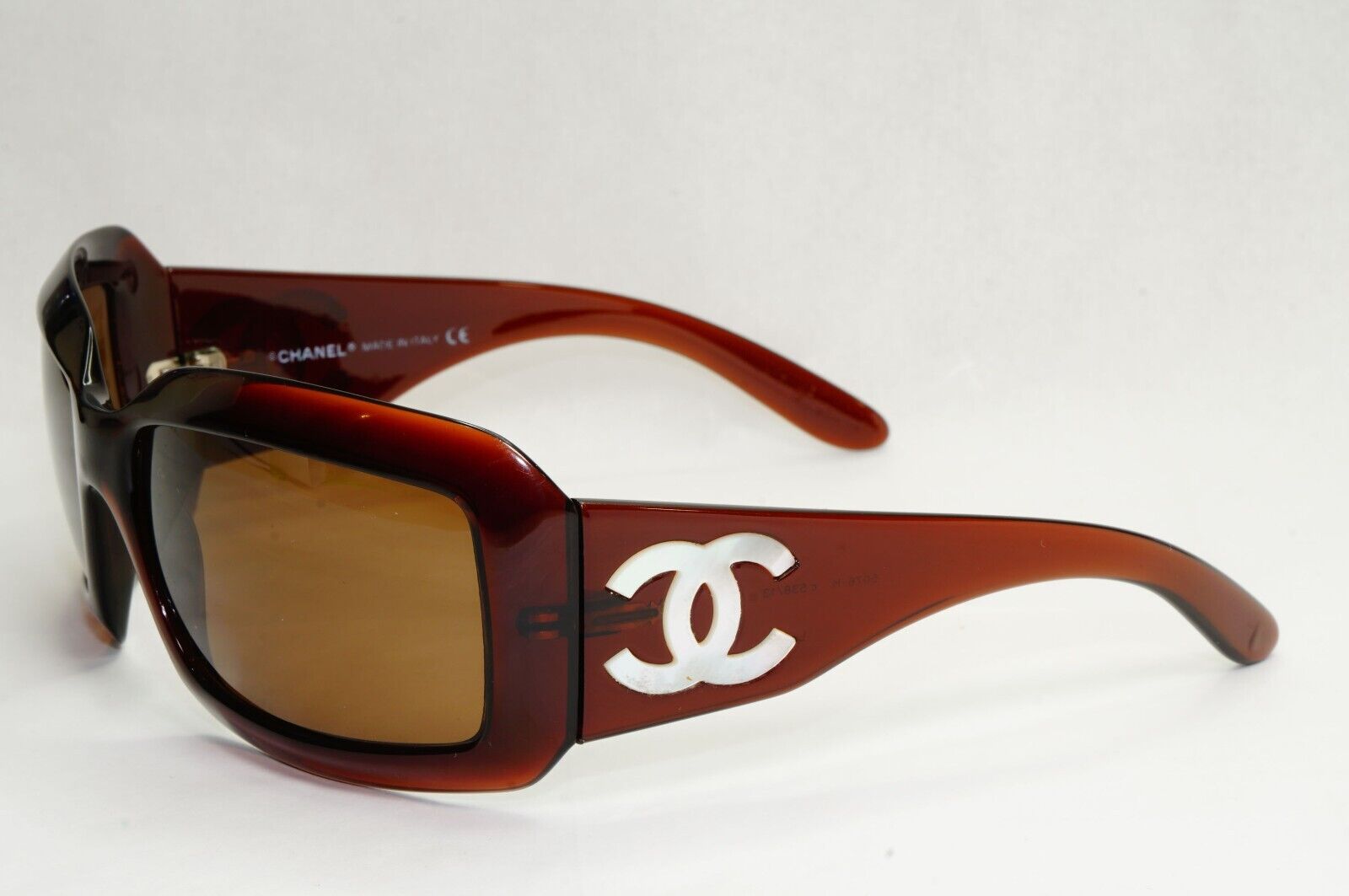 Chanel Sunglasses Mother of Pearl 2006 Vintage Brown 5076-H c.538/13 270324