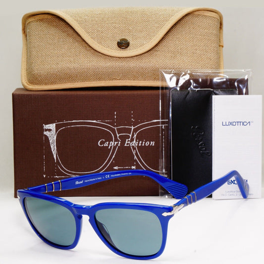 Persol Sunglasses 2012 Capri Polarized Photochromic Blue Grey 3024-S 958/4N 55mm