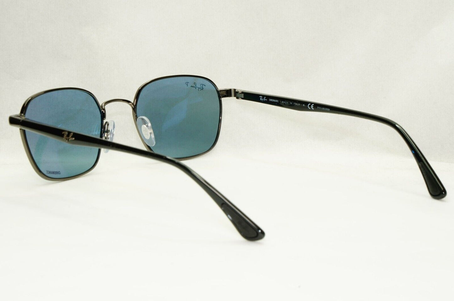 Ray-Ban Sunglasses Polarized Chromance Gunmetal Grey Blue RB 3664-CH 004/BA 50mm