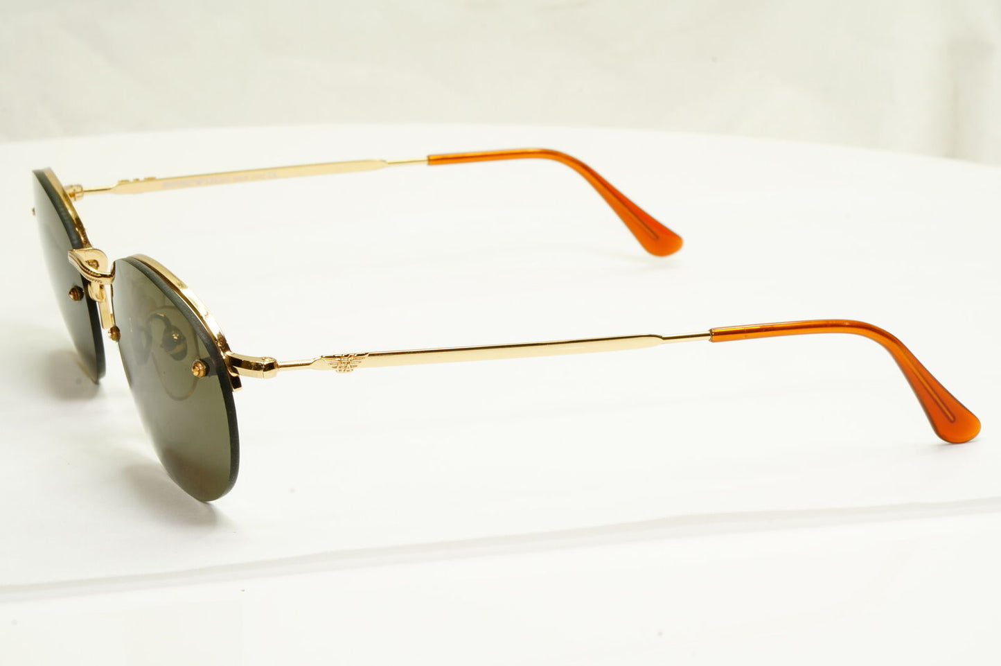 Emporio Armani 1997 Vintage Sunglasses Mens Womens Gold Eagle 043 743