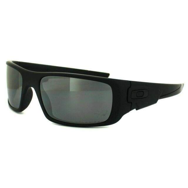 Oakley Sunglasses Polarized Crankshaft Black Matte Iridium Sport Wrap OO 9239 06