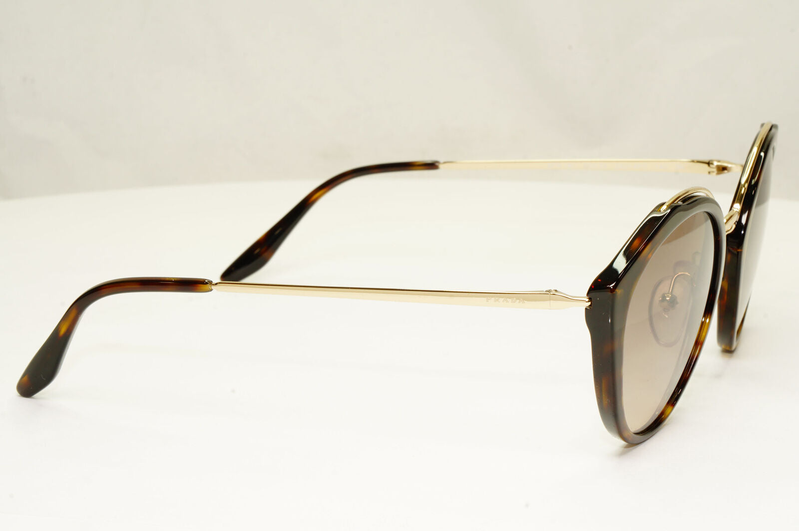 Prada Womens Gold Brown Cinema Collection Havana Sunglasses SPR 18U 2AU-4P0