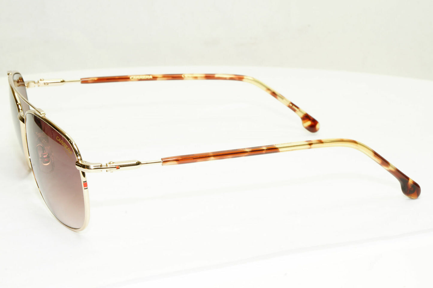 Carrera Gold Sunglasses Pilot Gradient Brown Fade Mens Metal 224 05JHA 58mm