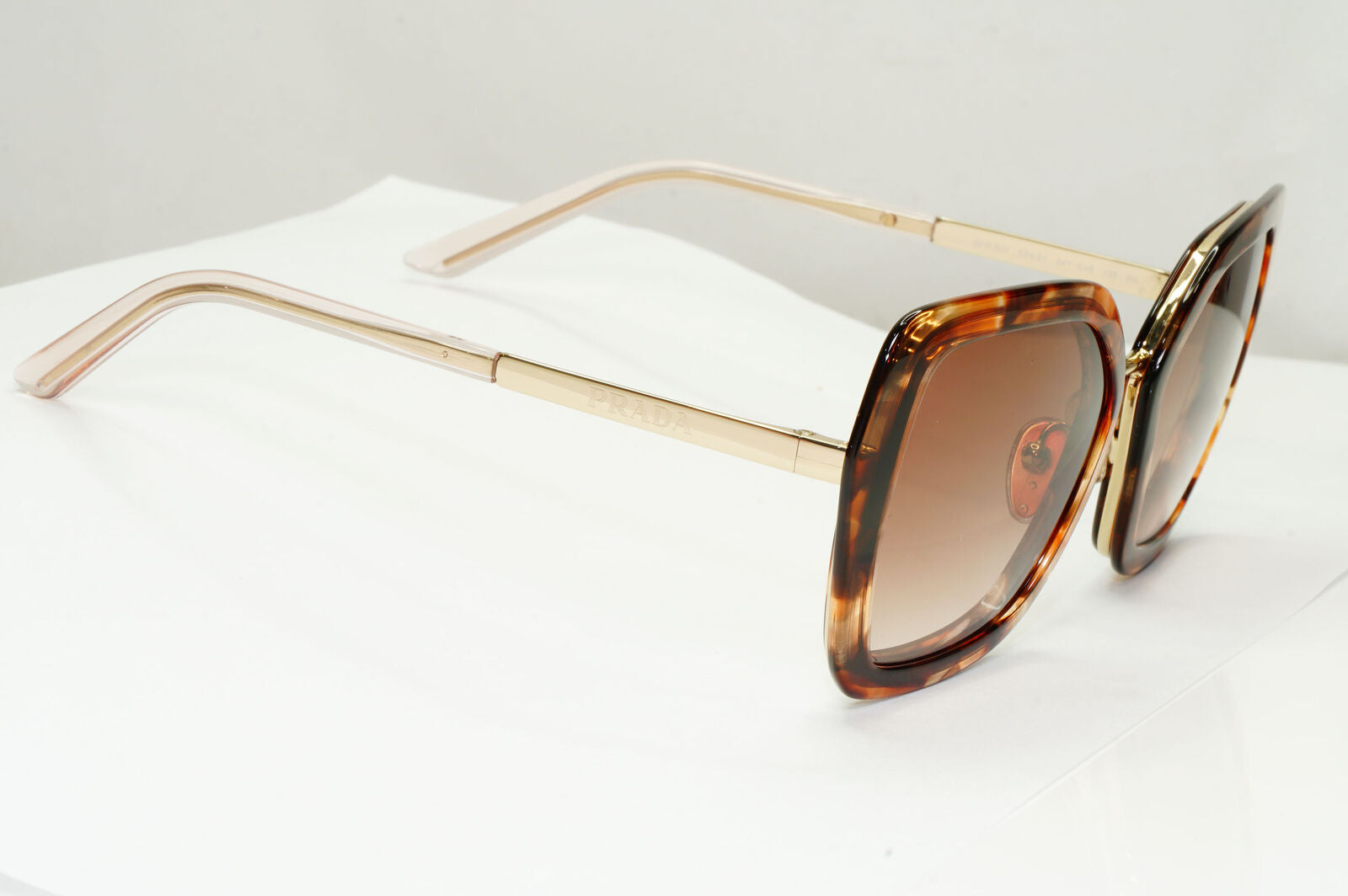 Prada Sunglasses Brown Caramel Tortoise Gold Gradient PR53YS SPR 53Y 04Y-0A6
