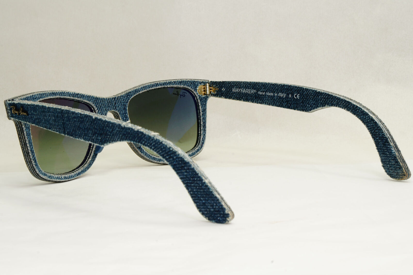Ray-Ban Sunglasses Wayfarer Denim Blue Jeans Grey Gradient RB 2140 1163/71 50mm