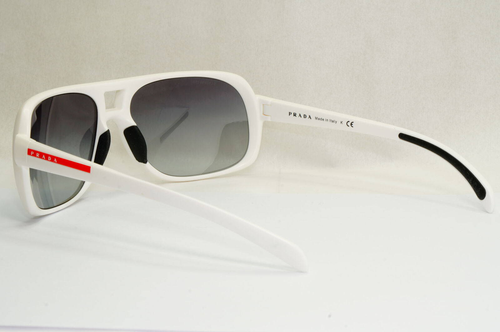 Prada Sunglasses 2012 White Square Grey Gradient PS06LS SPS 06L AAI-3M1 130224