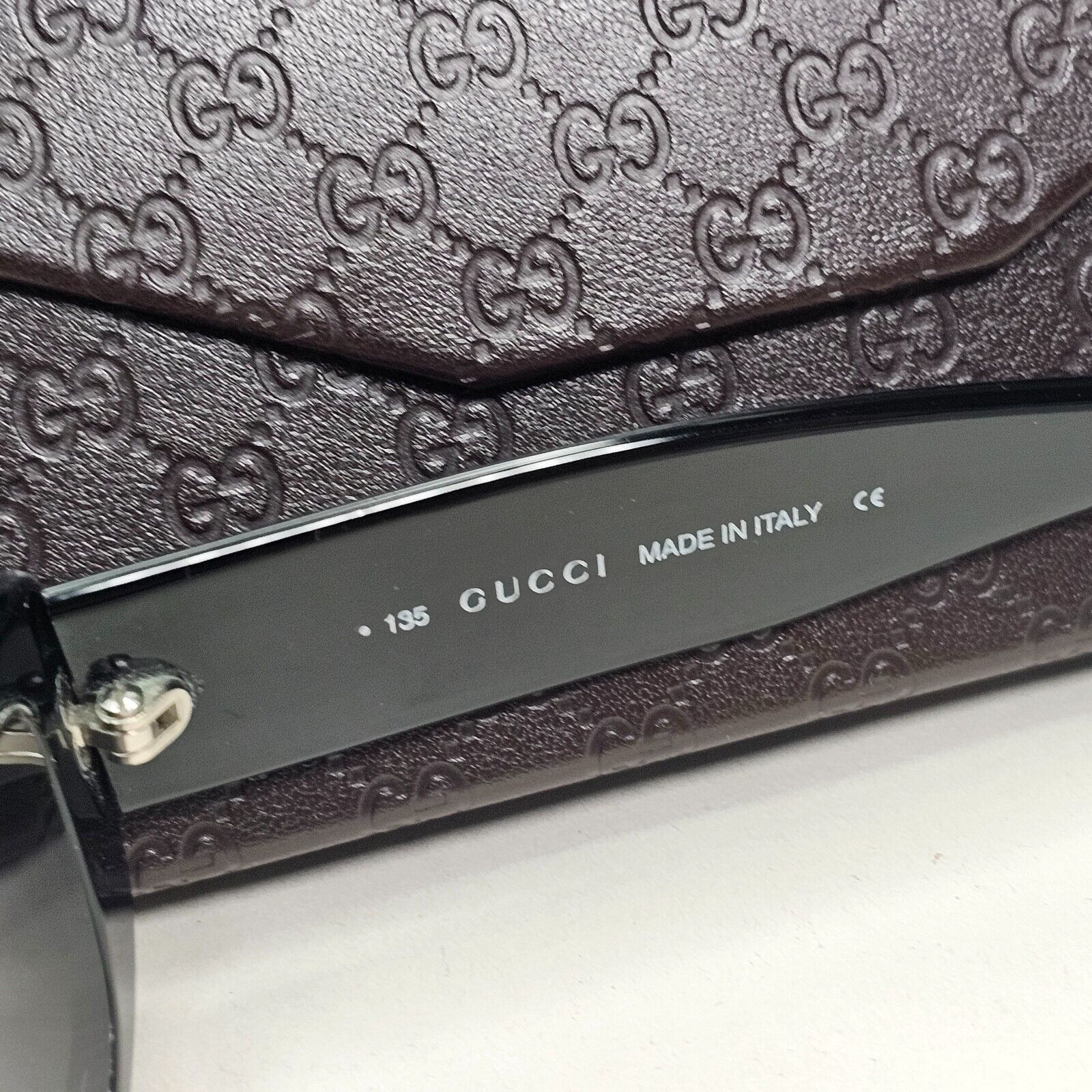 Gucci Sunglasses 1996 Vintage Black Square Retro GG 2409/N/S 807 49mm 250924