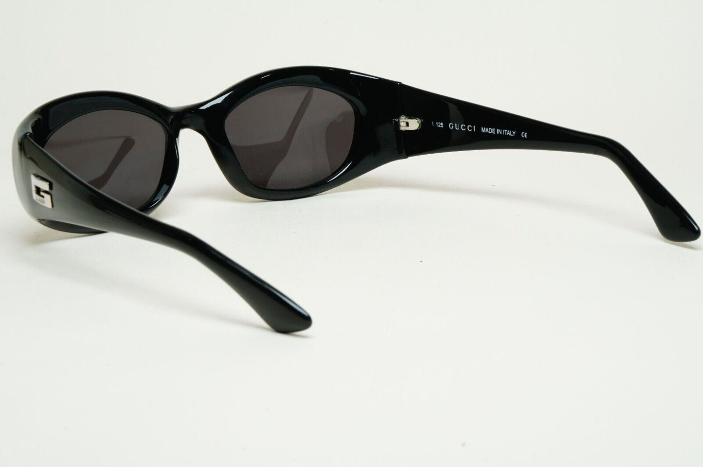 Gucci Sunglasses 1998 Vintage Black Square Retro GG 2432/S 1UF 50mm 280125