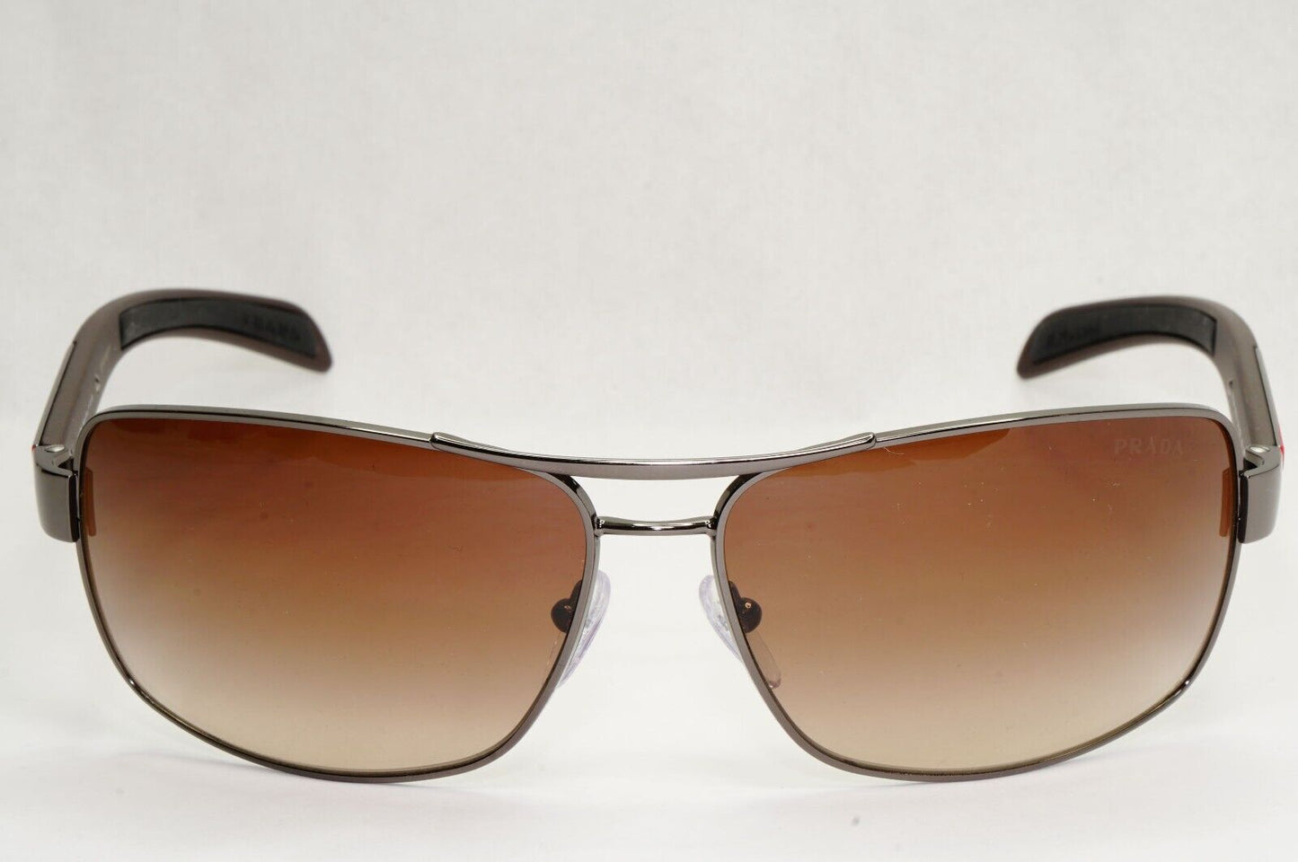 Prada Sunglasses Brown Gradient Wrap Navigator Square PS54IS SPS 54I 5AV-6S1 [a]