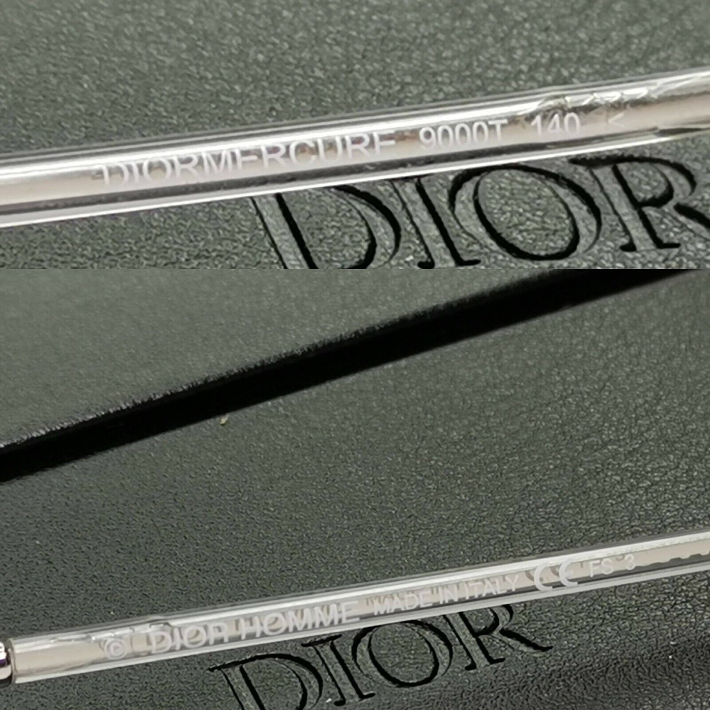 Dior Silver Visor Mask Homme Mens Sunglasses Mirror Visor Shield Mercure 9000T