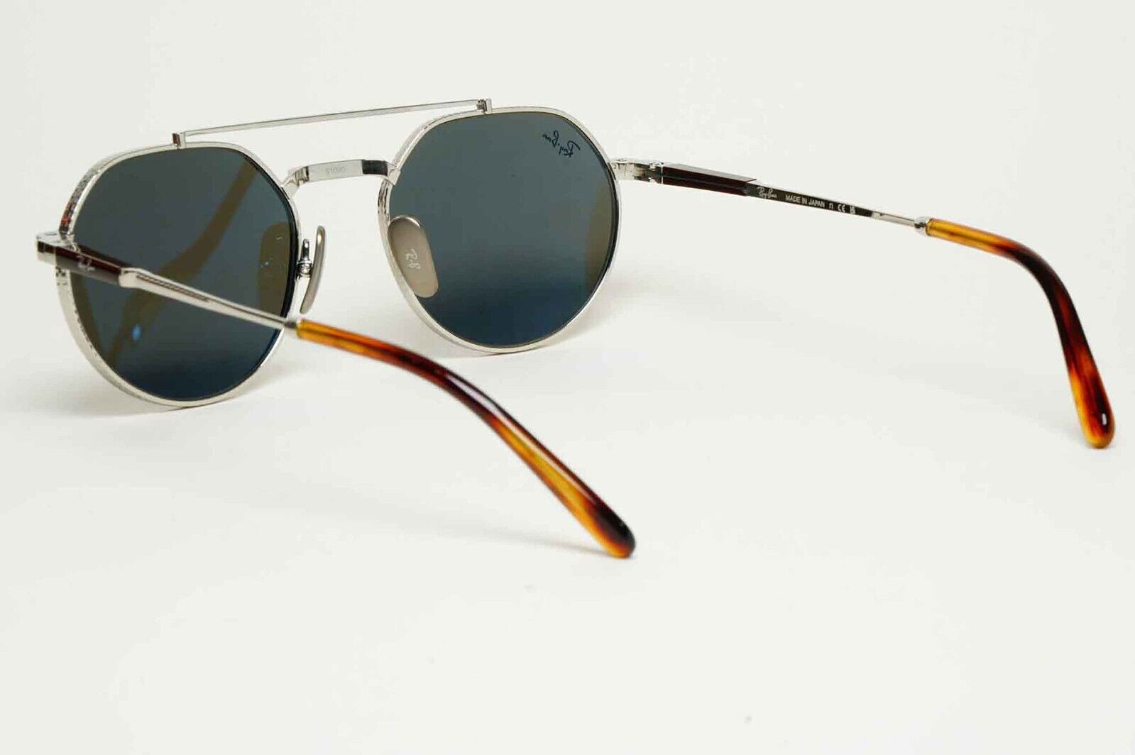 Ray-Ban Sunglasses Jack II Titanium Mirror Blue Silver Grey RB 8265 3139/O4 51mm