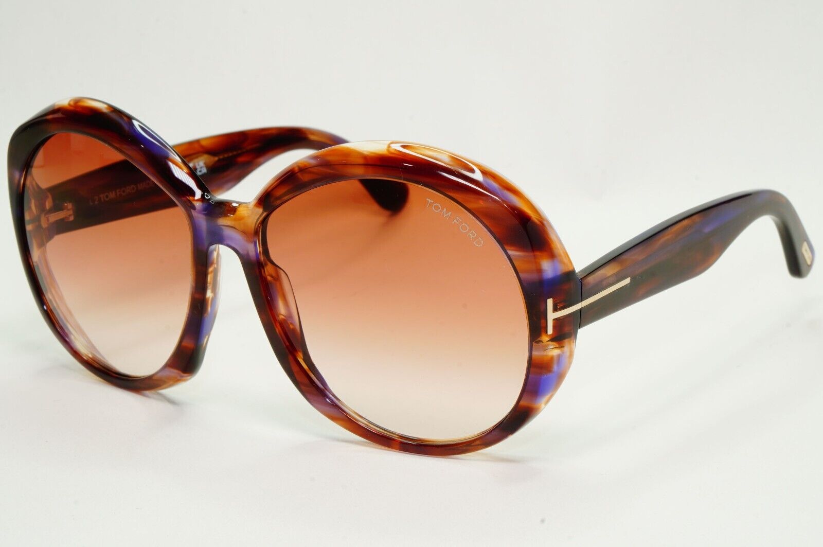 Tom Ford Sunglasses Annabelle Brown Havana Oversized Large FT1010 TF 1010 55Z