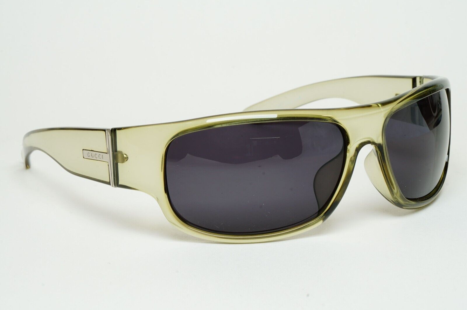 Gucci Sunglasses 1999 Vintage Green Black Wrap GG 1568/S CBSBN 120125